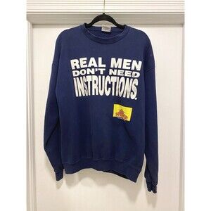 Vintage Home Improvement Crewneck Sweatshirt Navy TV Show Promo 90s Touchstone